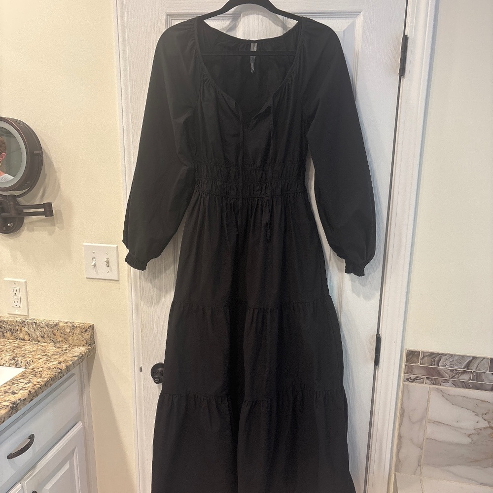 Anthro Somerset Long Sleeve Maxi